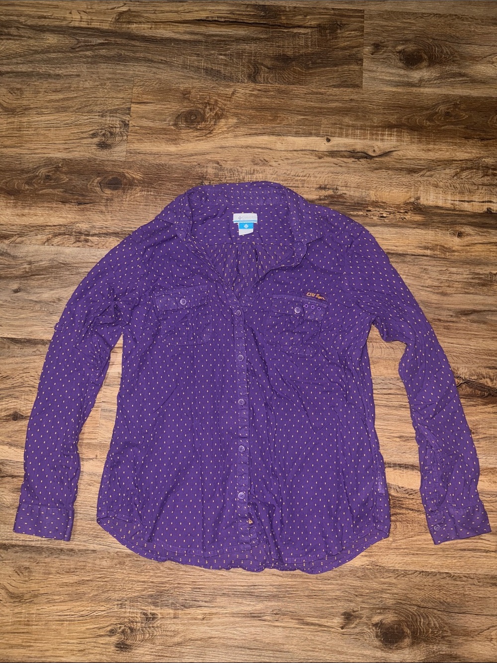 LSU Tigers Button-Down Top